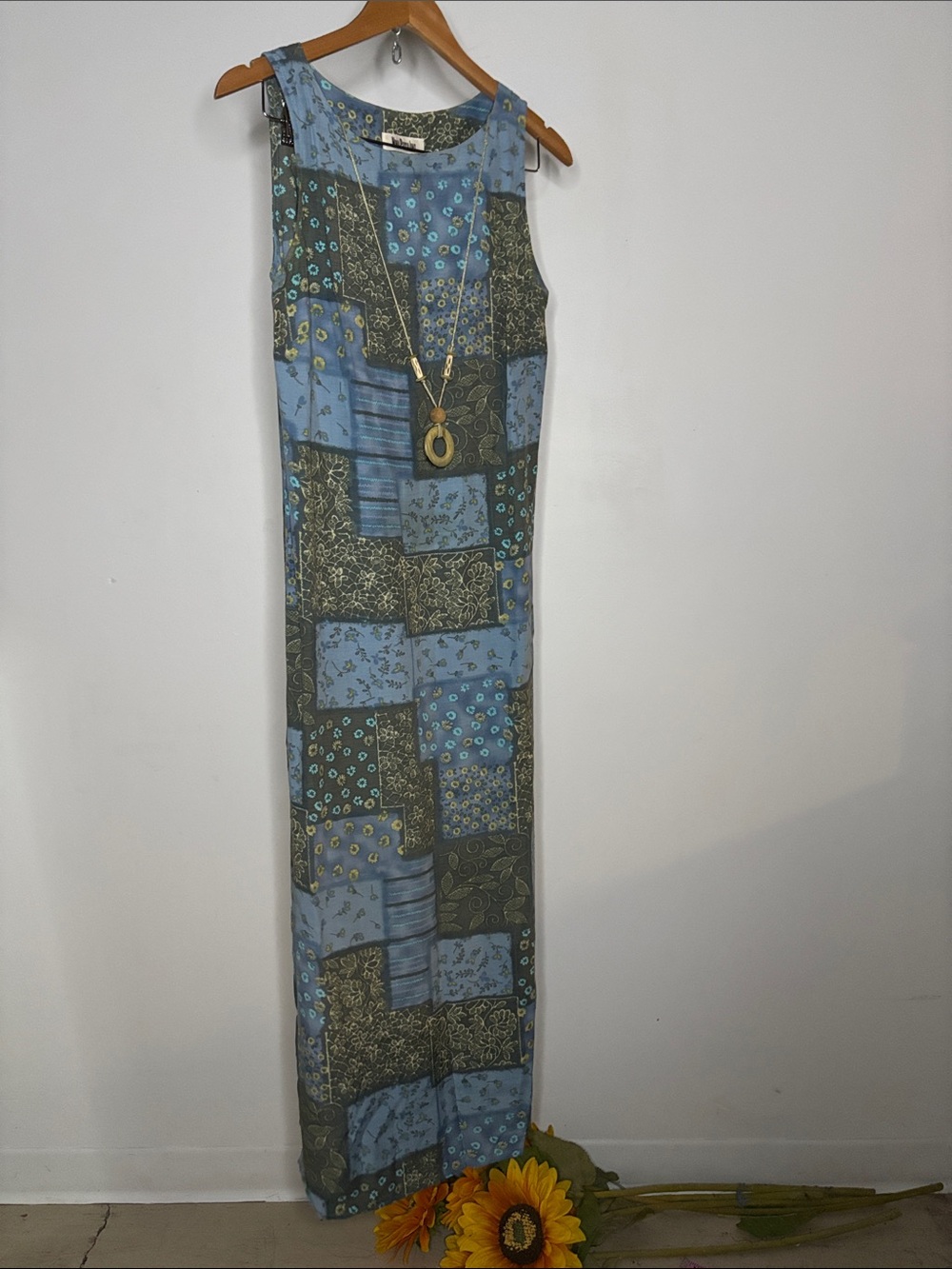 Y2K Nina Piccalino Patchwork Dress Detachable Necklace Charm - Picture 6 of 8